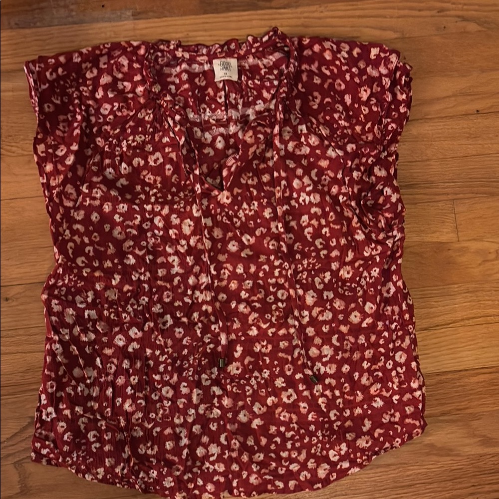 Matilda JaneWomen's Red animal print Top